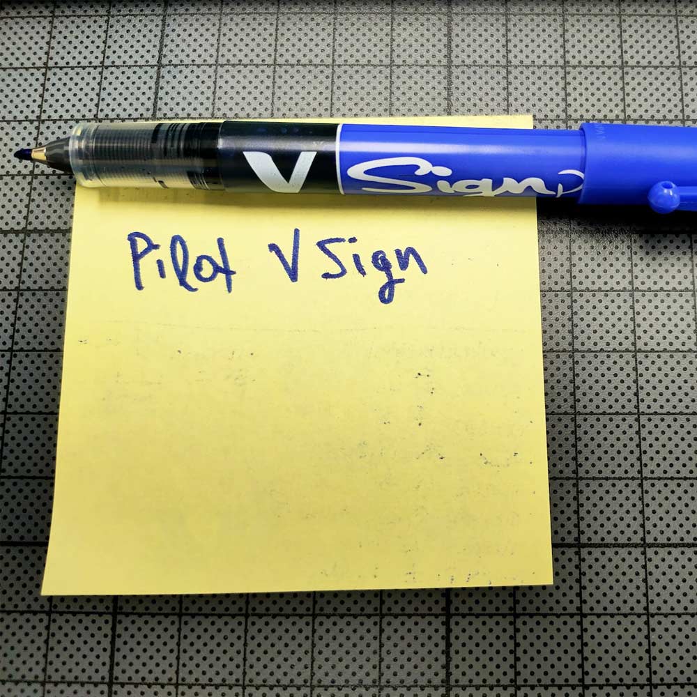 Marcador Médio Pilot V-Sign Pen 0,6mm Azul 1un