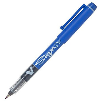 Marcador Médio Pilot V-Sign Pen 0,6mm Azul 1un