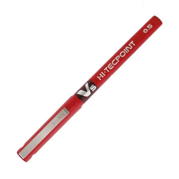 Marcador Roller Pilot V5 0,5mm Vermelho 1un