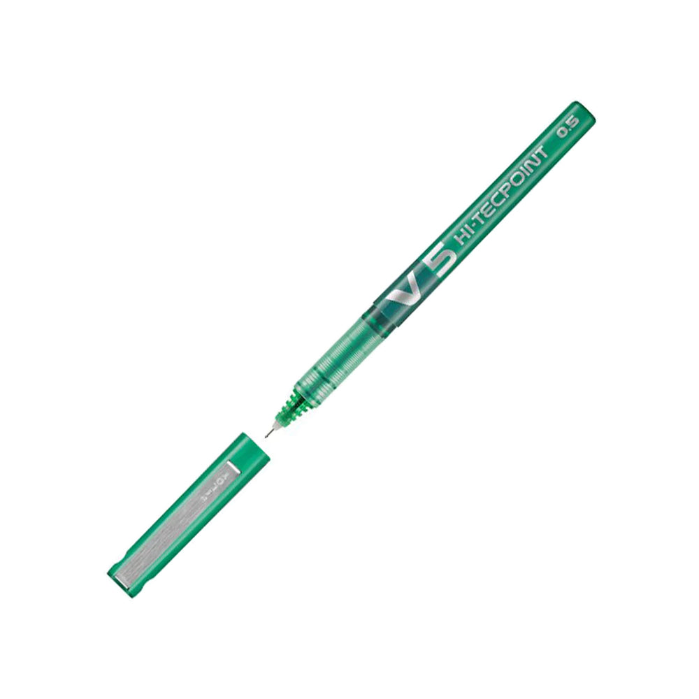Marcador Roller Pilot V5 0,5mm Verde 1un