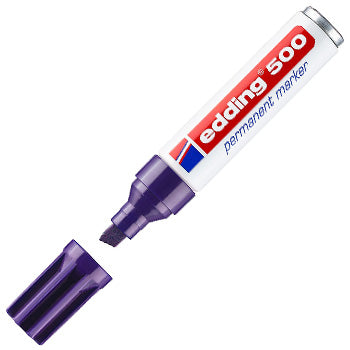 Marcador Permanente Grosso Edding 500 2-7mm Violeta 1un