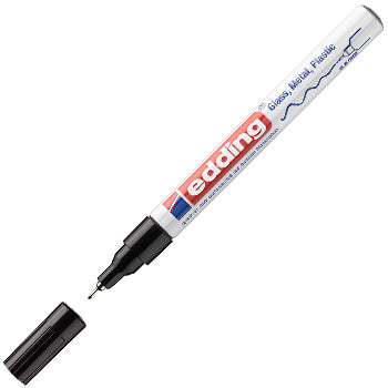 Marcador Permanente Fino Edding 780 0,8mm Preto 1un