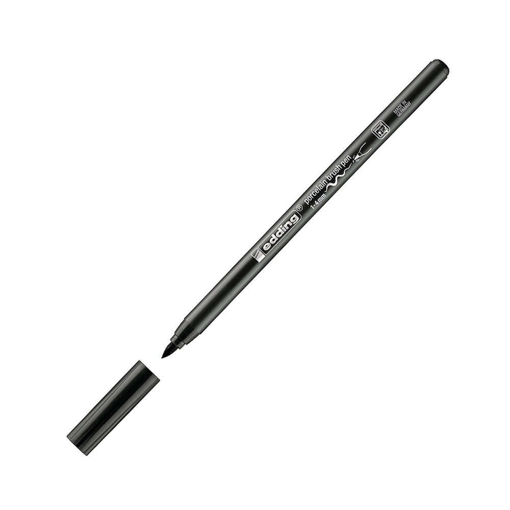 Marcador Porcelana Edding 4200 1-4mm Preto 1un
