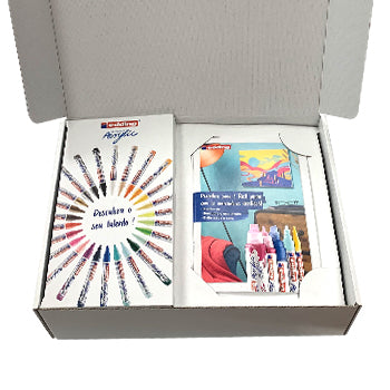 Pack Iniciação Acrílico Edding 5100 Pastel