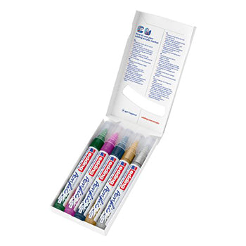 Pack Iniciação Acrílico Edding 5100 Metálico
