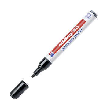 Marcador Vidros Edding 90 2-3mm Preto 1un