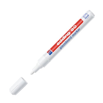 Marcador Vidros Edding 90 2-3mm Branco 1un