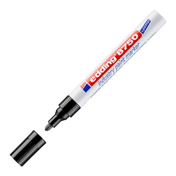 Marcador Permanente Grosso Edding 8750 2-4mm Preto 1un