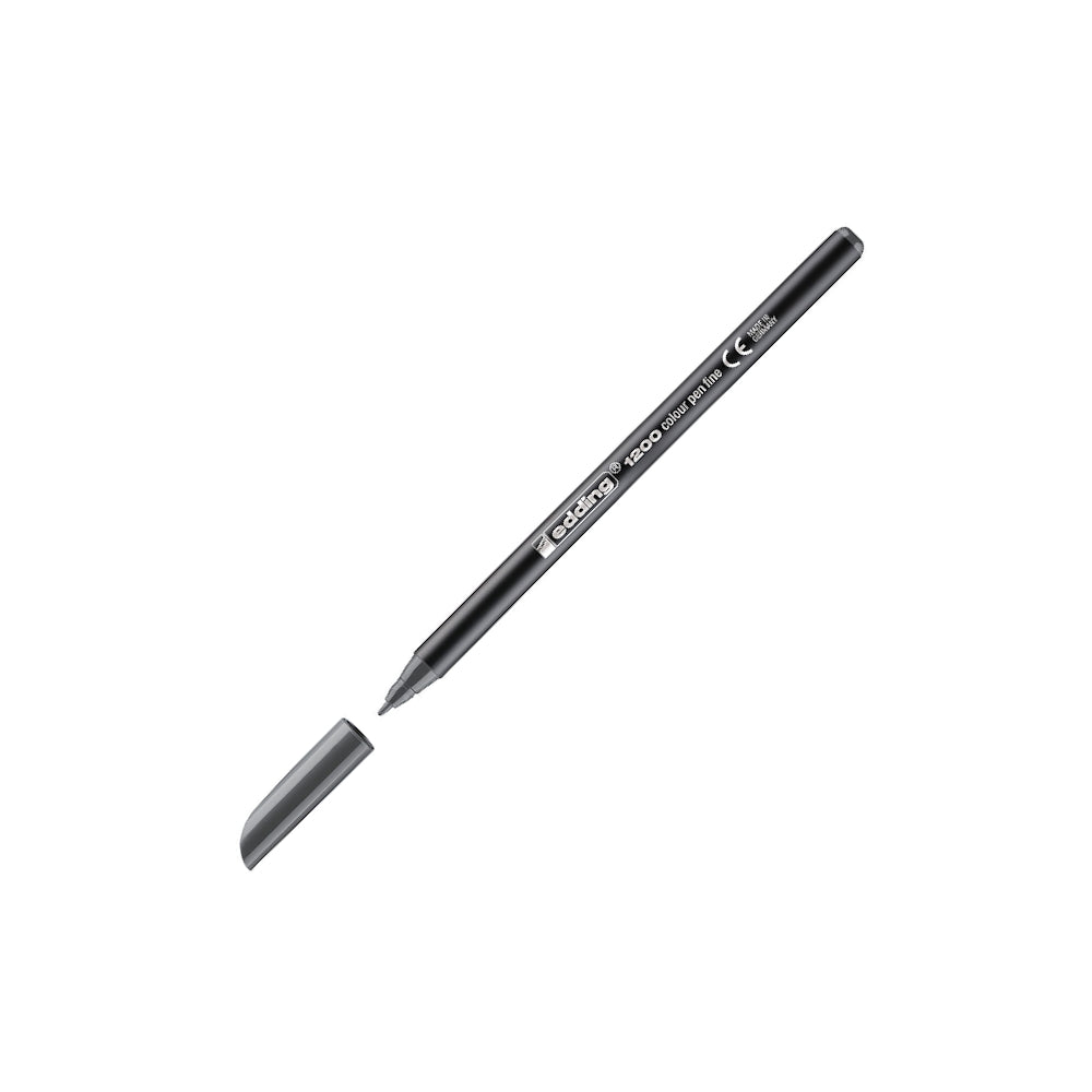 Marcador Médio Edding 1200 1mm Cinzento 1un