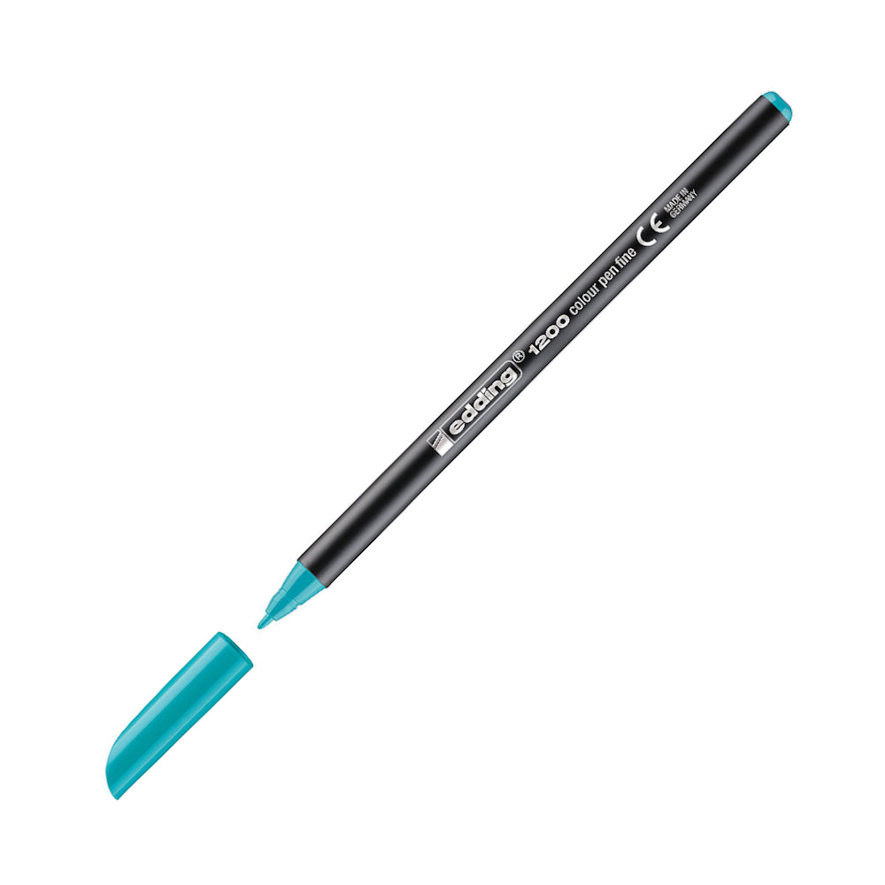 Marcador Médio Edding 1200 1mm Turquesa 1un