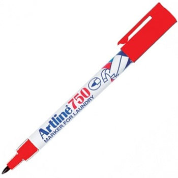 Marcador Tecidos Artline 750 0,7mm Vermelho 1un