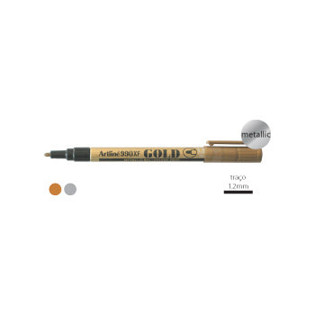 Marcador Permanente Médio Artline EK440 1,2mm Ouro 1un