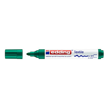 Marcador Tecidos Edding 4500 2-3mm Verde 1un