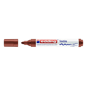 Marcador Tecidos Edding 4500 2-3mm Castanho 1un