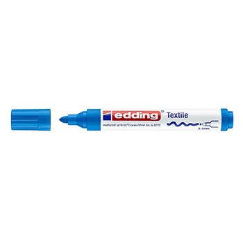 Marcador Tecidos Edding 4500 2-3mm Azul Claro 1un