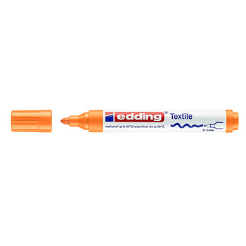 Marcador Tecidos Edding 4500 2-3mm Laranja Neon 1un