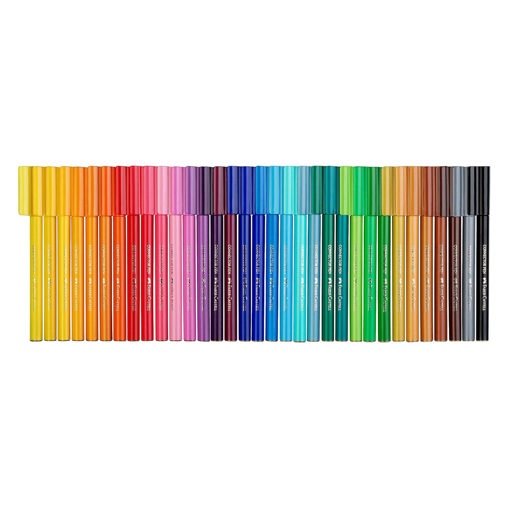 Marcador Feltro Faber Castell Connector Tesouro 33un