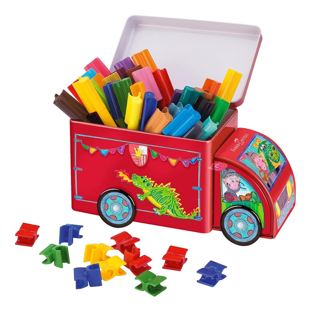 Marcador Feltro Faber Castell Connector Camião 33un