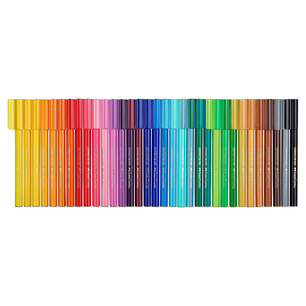 Marcador Feltro Faber Castell Connector Mala Bailarina 33un