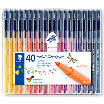 Marcador Feltro 040un Staedtler Triplus 323 Estojo Box