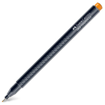 Marcador Fino Faber-Castell 0,4mm Amarelo Claro 1un