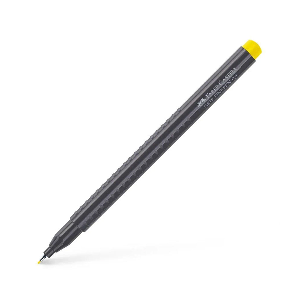 Marcador Fino Faber-Castell 0,4mm Amarelo Claro 1un