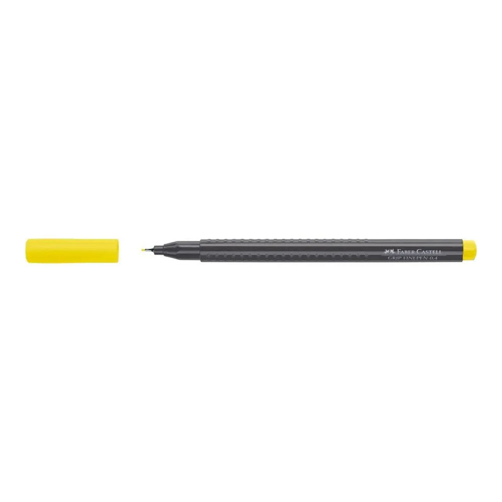 Marcador Fino Faber-Castell 0,4mm Amarelo Claro 1un