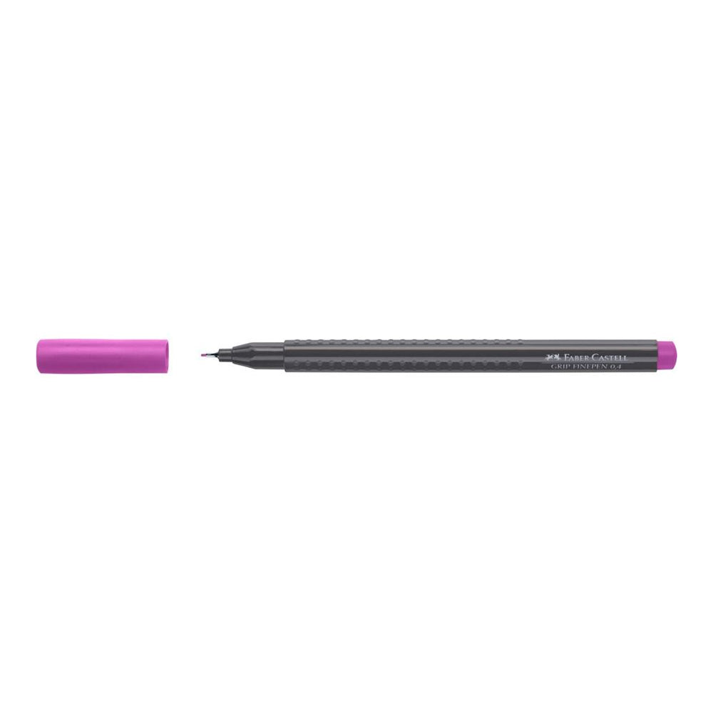 Marcador Fino Faber-Castell 0,4mm Carmesim 1un