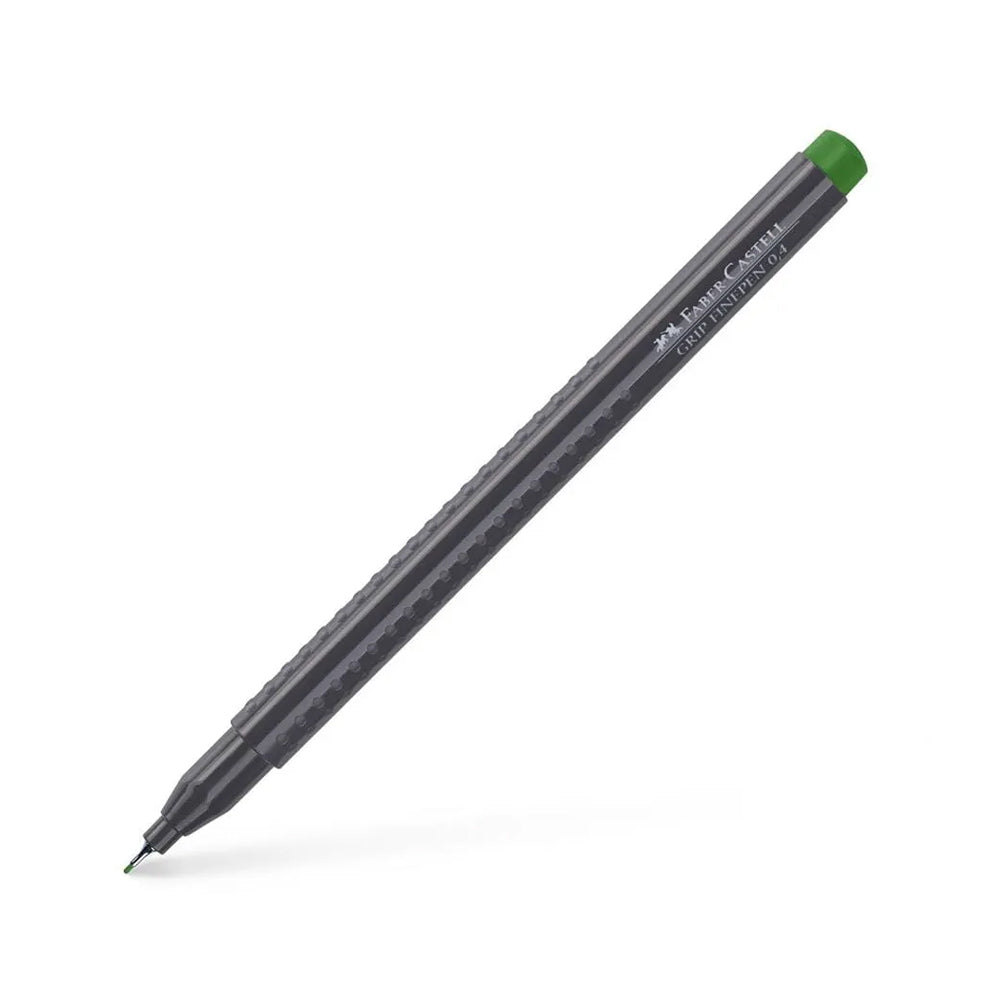 Marcador Fino Faber-Castell 0,4mm Verde Oliveira 1un