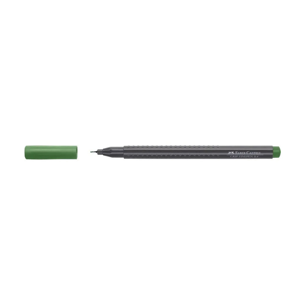 Marcador Fino Faber-Castell 0,4mm Verde Oliveira 1un