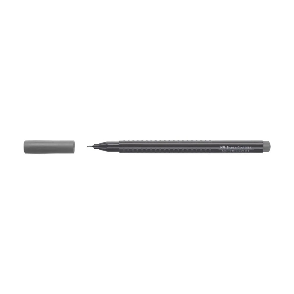 Marcador Fino Faber-Castell 0,4mm Cinza 1un