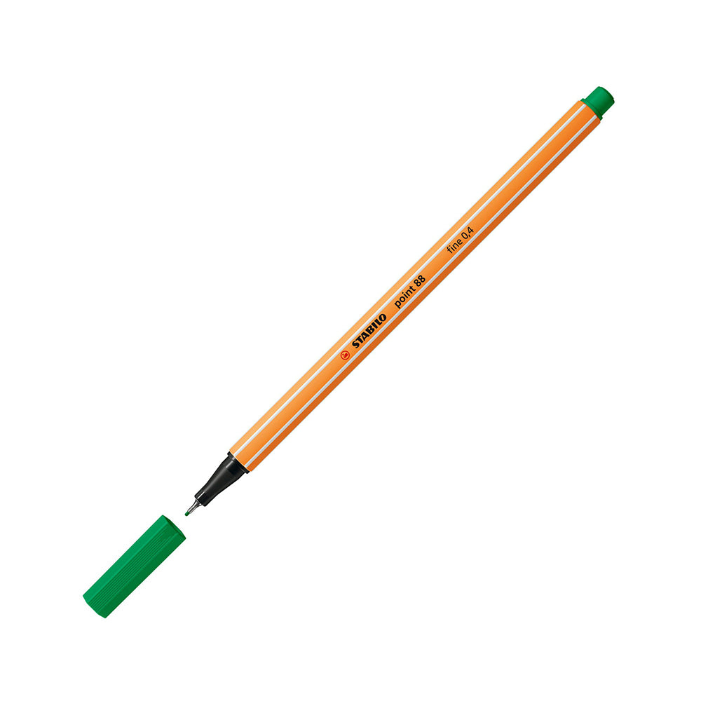 Marcador Fino Fineliner Point 88/36 0,4mm Verde 1un