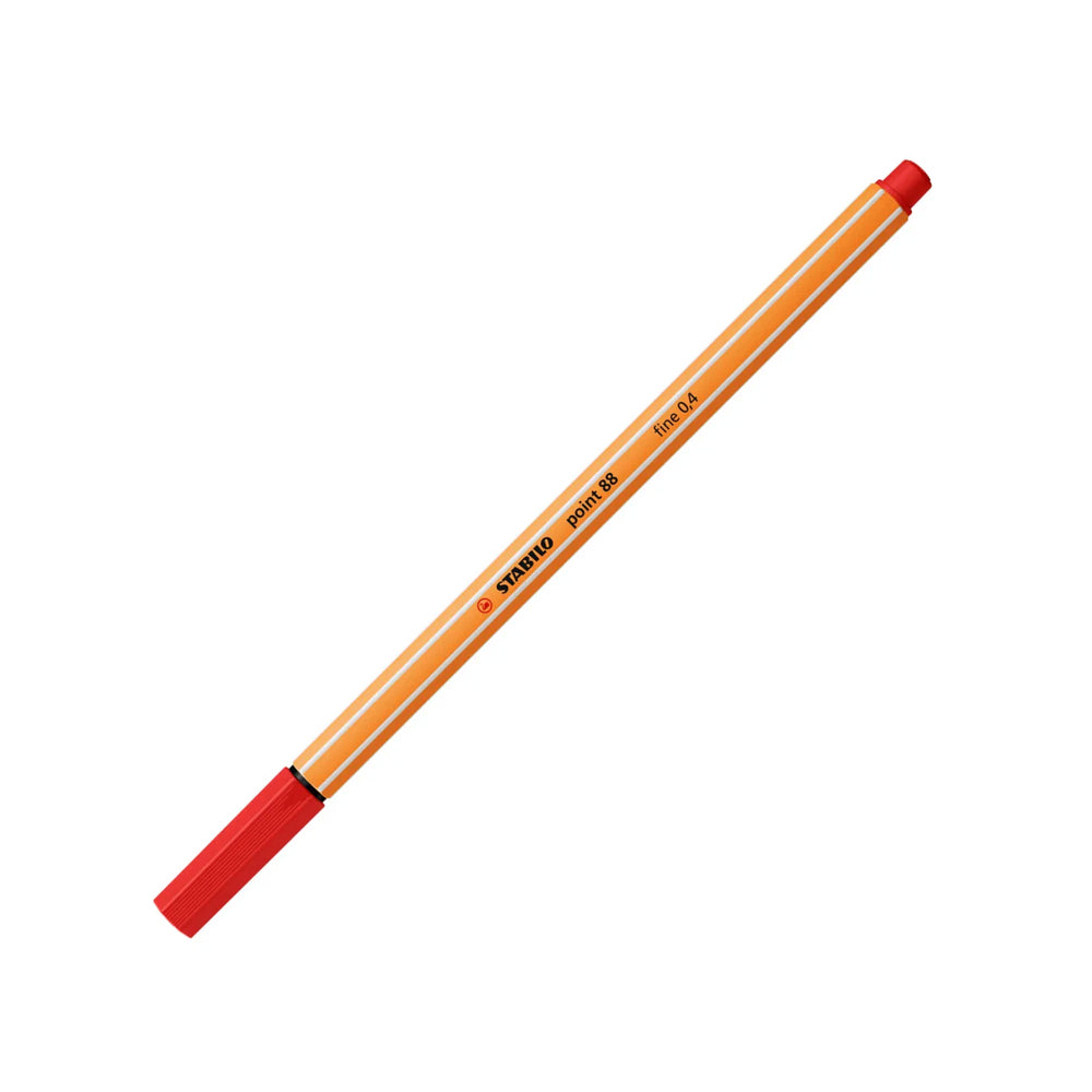 Marcador Fino Fineliner Point 88/40 0,4mm Vermelho 1un