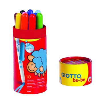 Marcador Feltro 010un Giotto Be-Be Copo