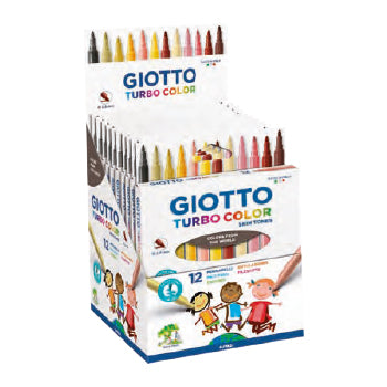 Marcador Feltro 012un Giotto Turbo Color Skin Tones
