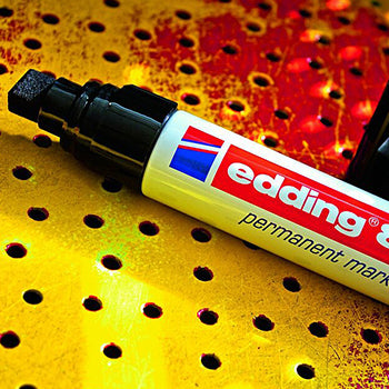 Marcador Permanente Grosso Edding 800 4-12mm Preto 1un