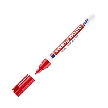 Marcador Médio Edding 8020 Skin Marker 1mm Vermelho 1un
