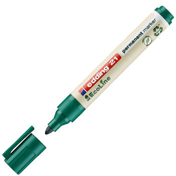 Marcador Permanente Grosso Edding e-21 1,5-3mm Verde 1un