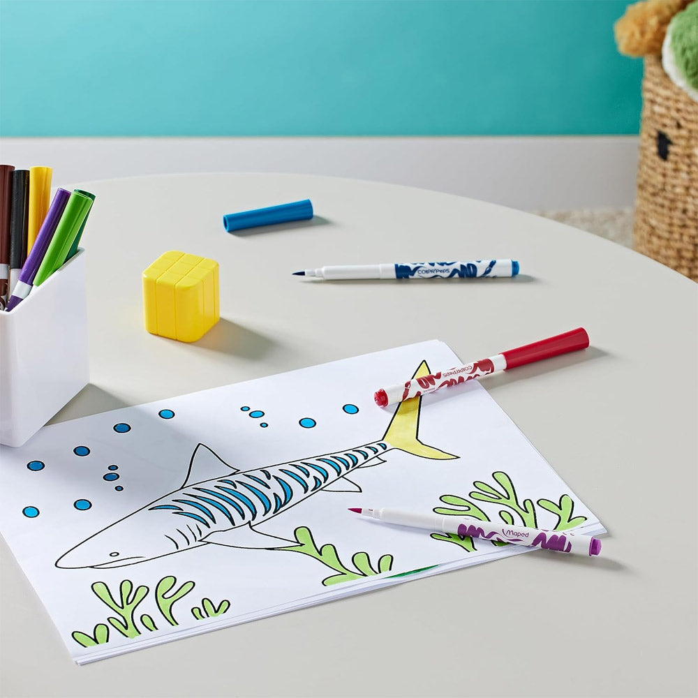 Marcador Feltro 010un Maped Color Peps Brush