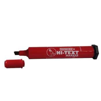Marcador Grosso Hi-Text Marker 830PC 4,5mm Vermelho 1un