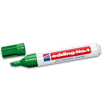 Marcador Permanente Grosso Edding Nº1 Verde 1un