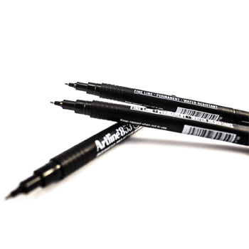 Marcador Permanente Fino Artline 853 0,5mm Preto 12un