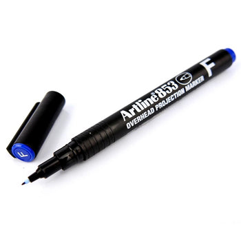 Marcador Permanente Fino Artline 853 0,5mm Azul 12un