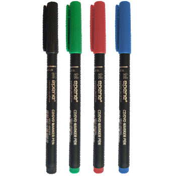 Marcador Permanente Fino Epene 2016CD 0,6mm 4 Cores 4un