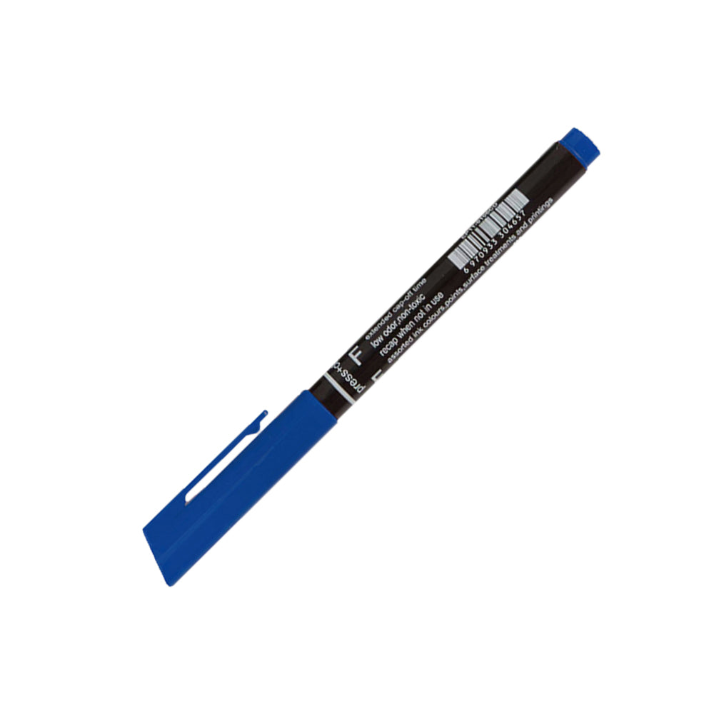 Marcador Permanente Fino Epene 0106CD 0,6mm Azul 1un