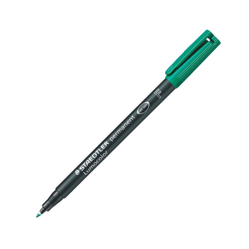 Marcador Permanente Fino Lumocolor 318F 0,6mm Verde 1un