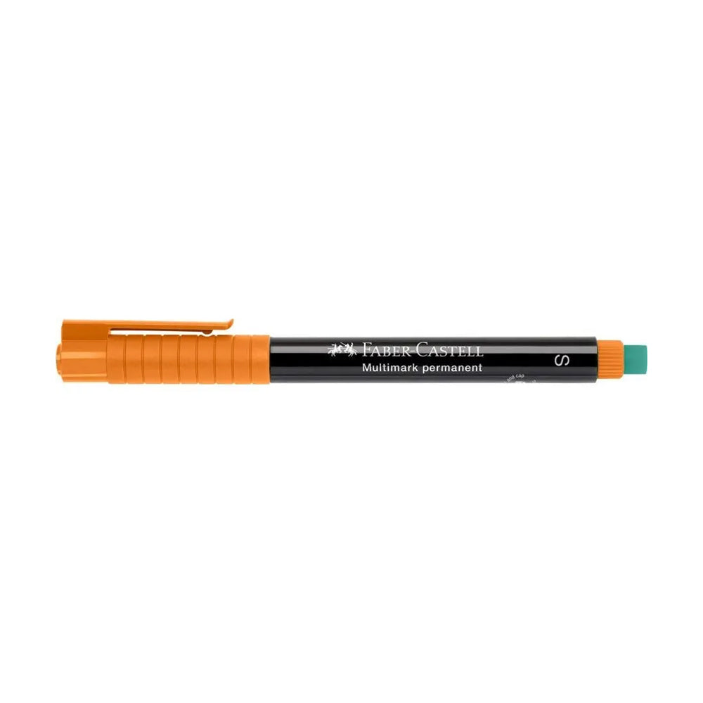Marcador Permanente SuperFino 0,4mm Laranja 1un