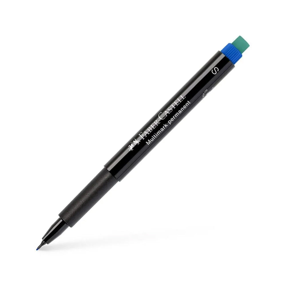 Marcador Permanente SuperFino 0,4mm Azul 1un