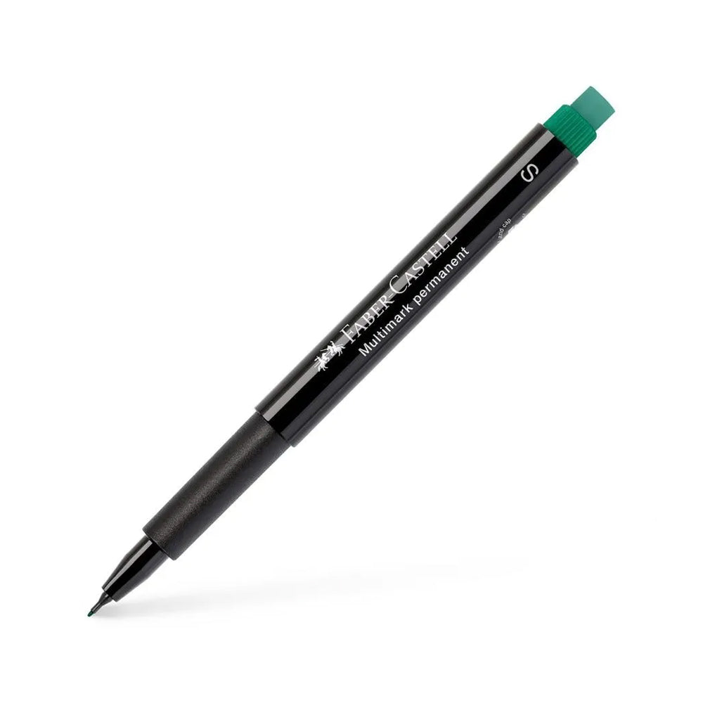 Marcador Permanente SuperFino 0,4mm Verde 1un