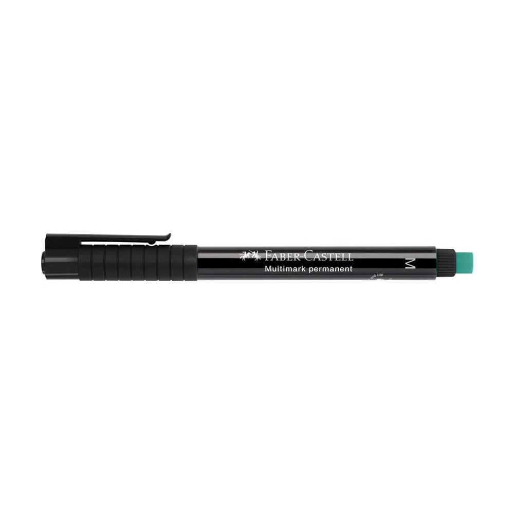 Marcador Permanente Médio Faber-Castell 0,9mm Preto 1un